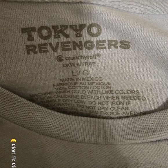 Hot Topic Tokyo Revengers Shirt - L Light Blue - Picture 3 of 3